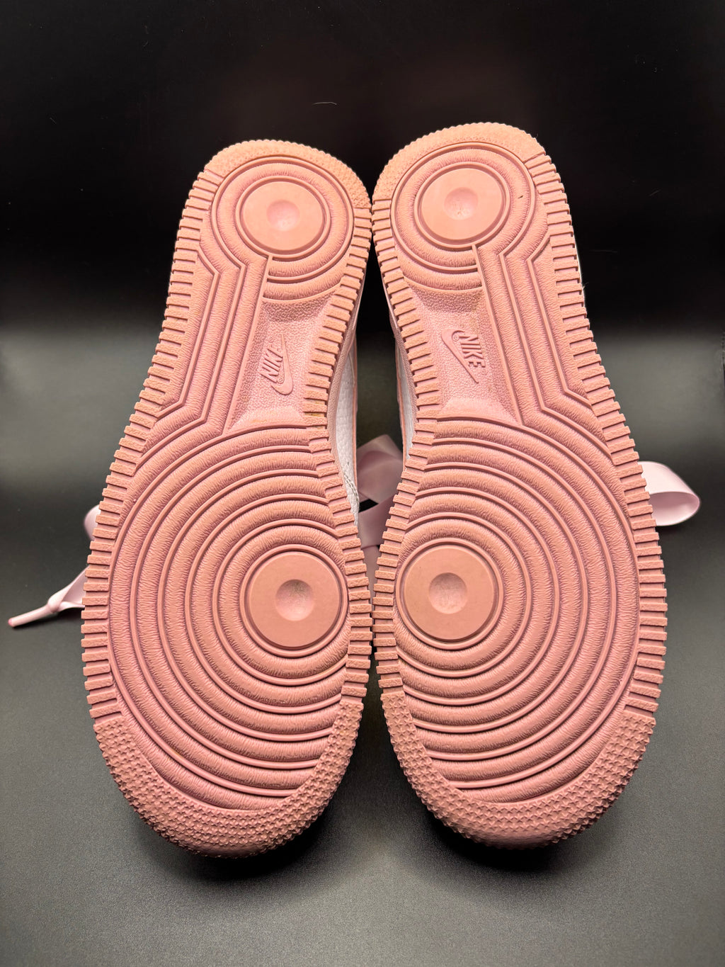 RESERVED - Nike Air Force 1 Pink Bow Detail – UK 6 – Coquette Style – Boutique Aesthetic