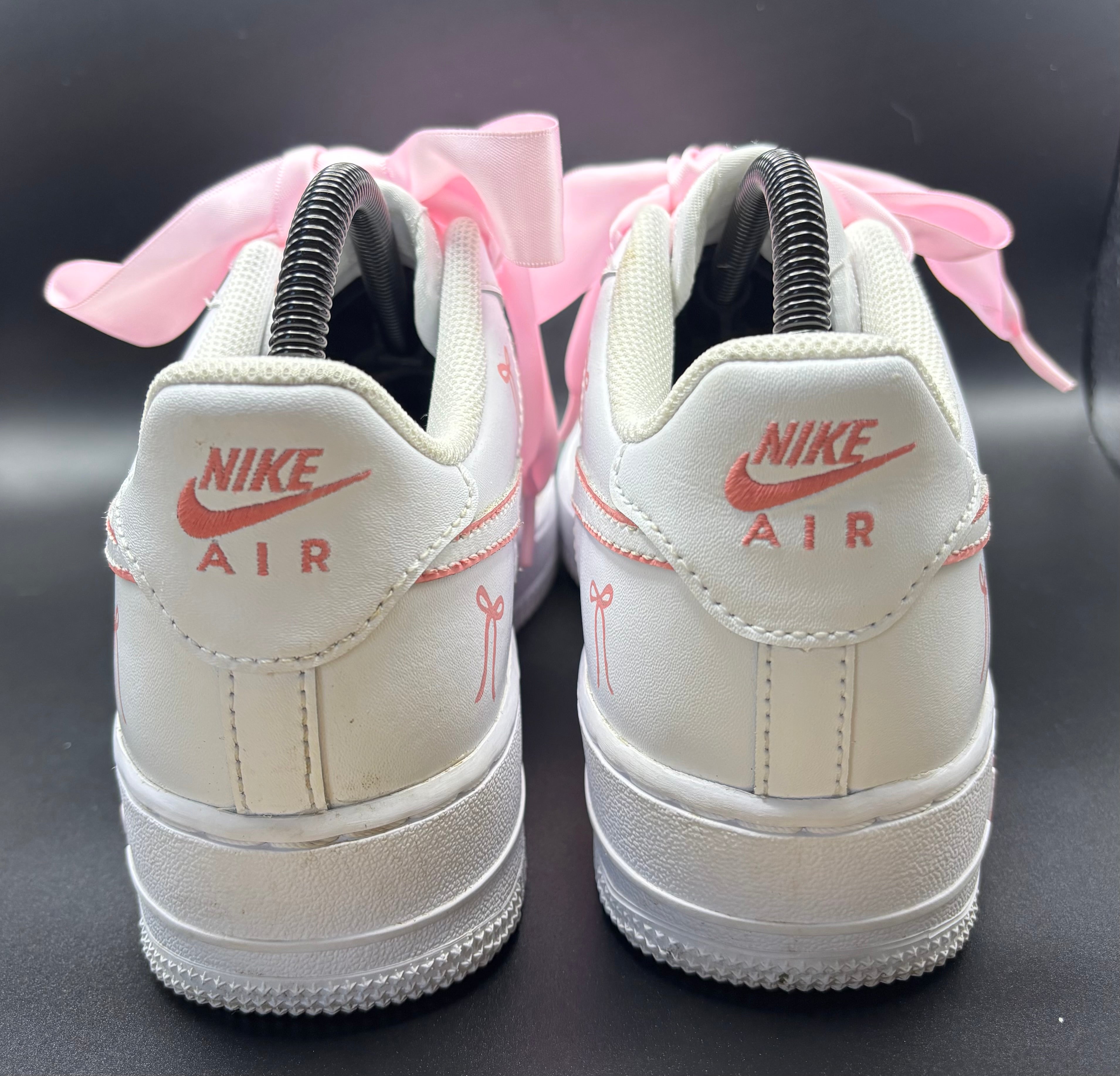 Ribbon/Bow Nike Air Force 1 – Coquette Aesthetic