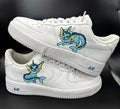 Custom Vaporeon Preloved Air Force 1s – Pokémon Edition