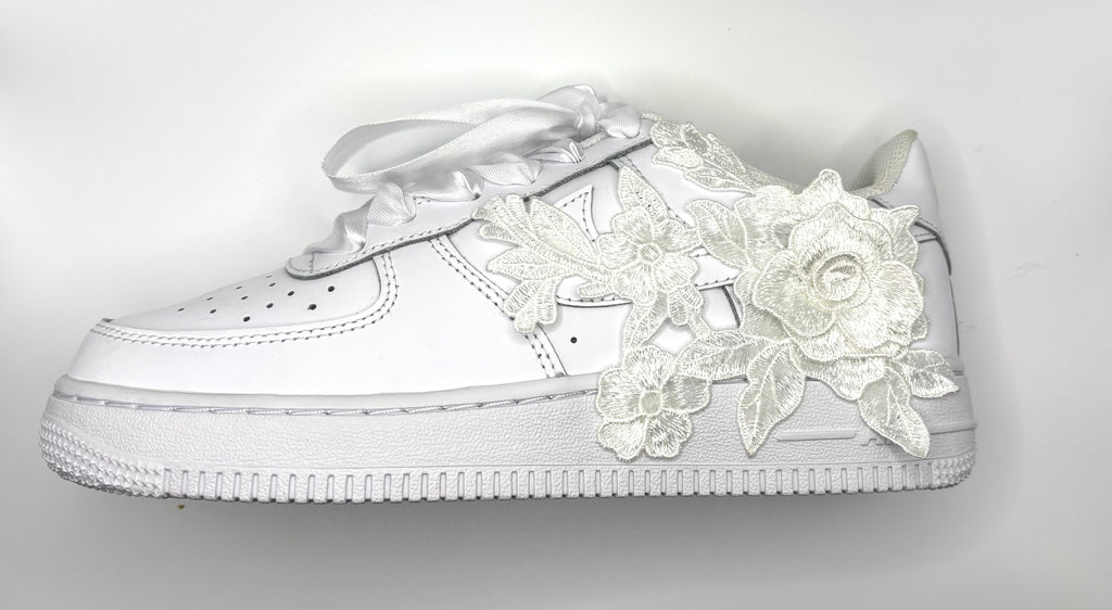 Floral Lace Bridal Nike Air Force 1