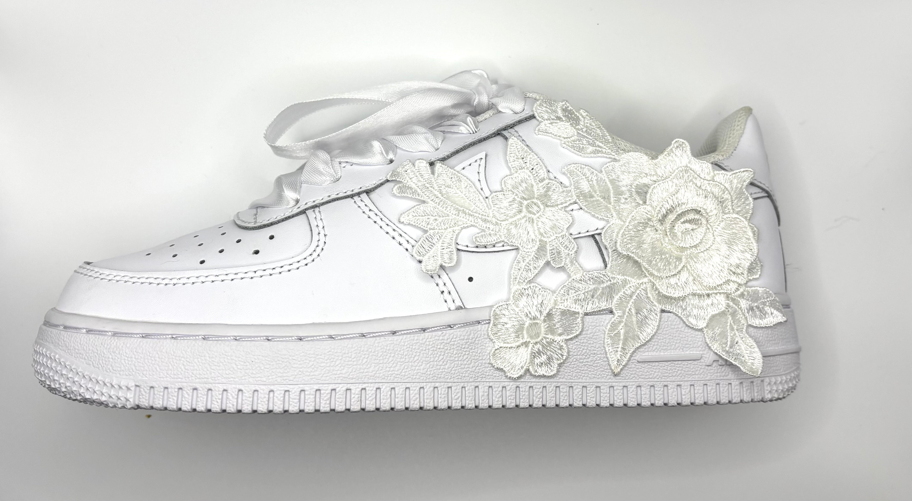 Floral Lace Bridal Nike Air Force 1