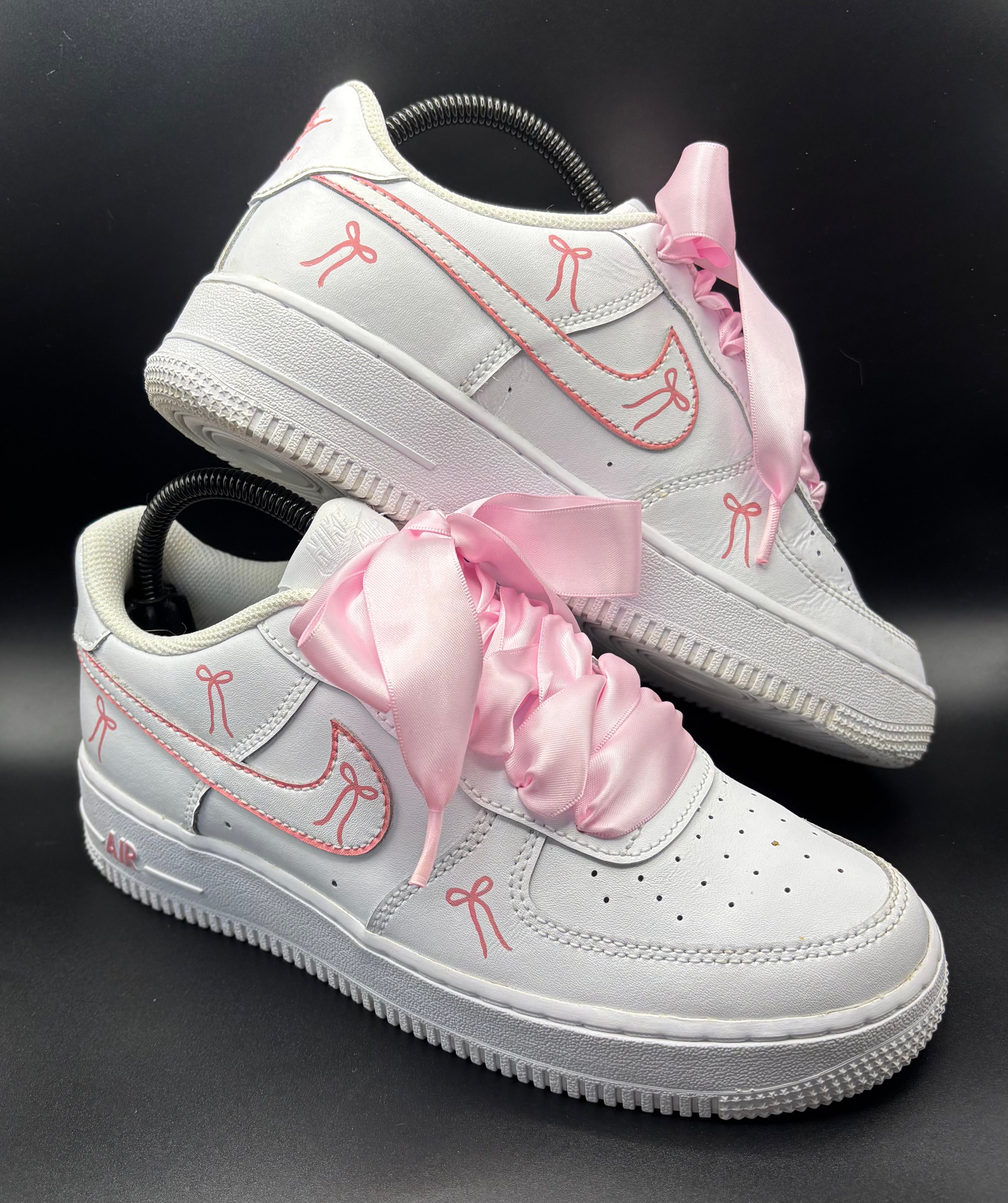 Ribbon/Bow Nike Air Force 1 – Coquette Aesthetic