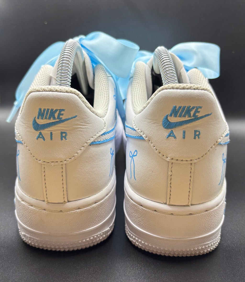 Ribbon/Bow Nike Air Force 1 – Coquette Aesthetic