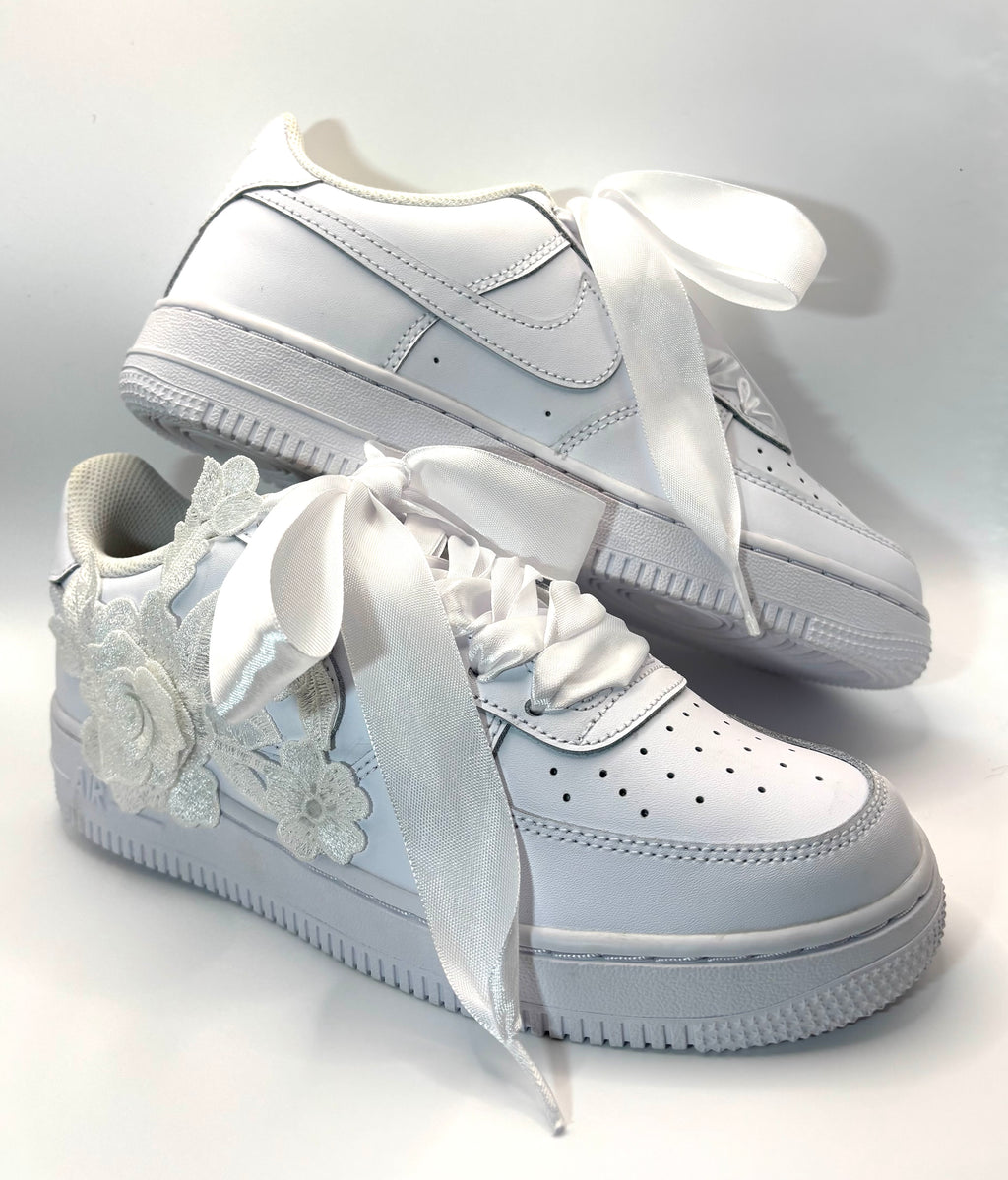 Floral Lace Bridal Nike Air Force 1