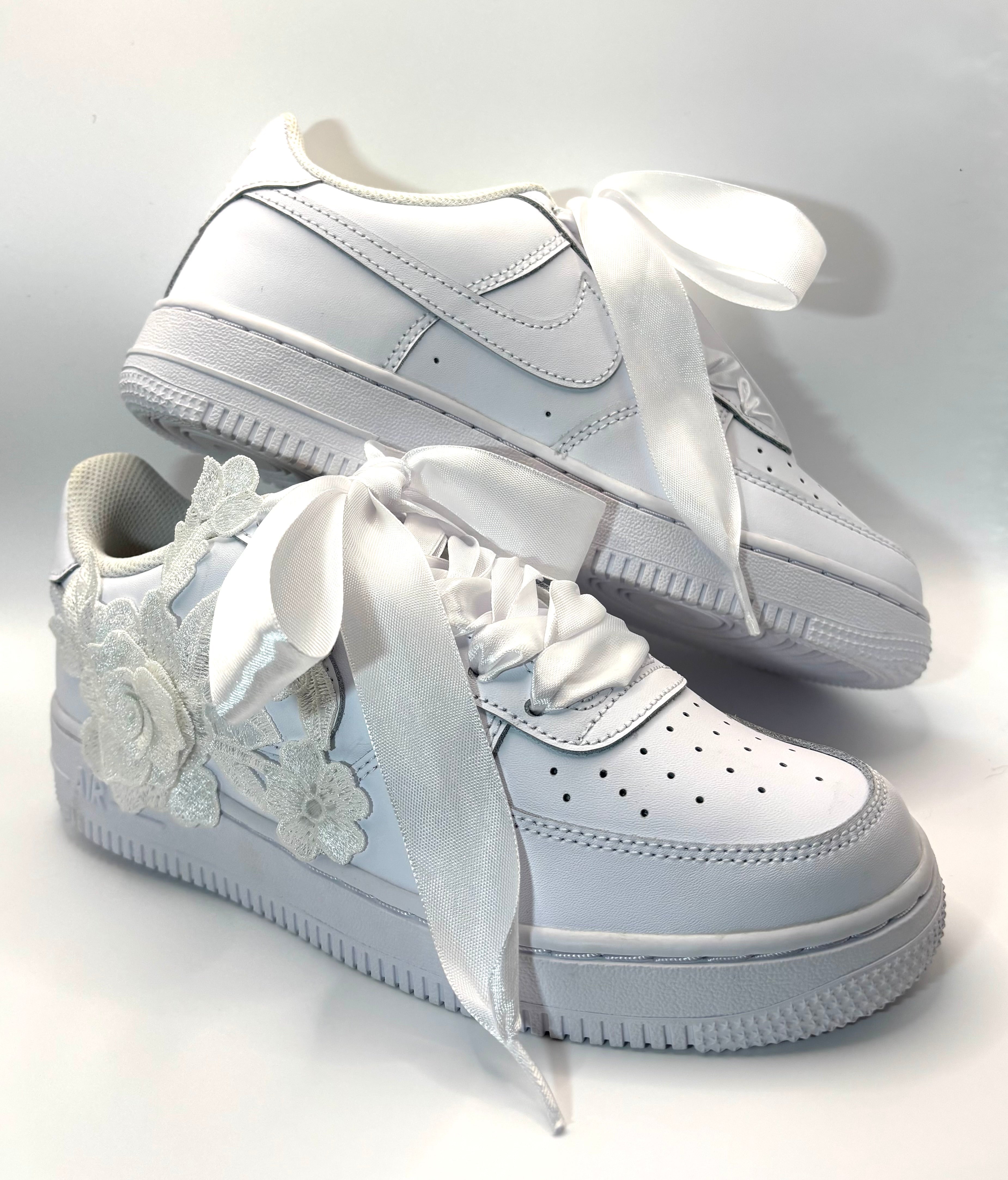 Floral Lace Bridal Nike Air Force 1