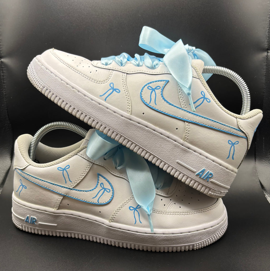 Ribbon/Bow Nike Air Force 1 – Coquette Aesthetic