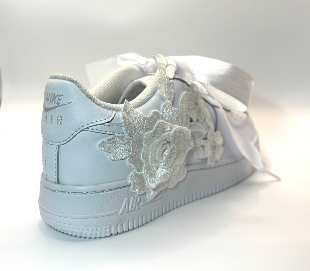Floral Lace Bridal Nike Air Force 1