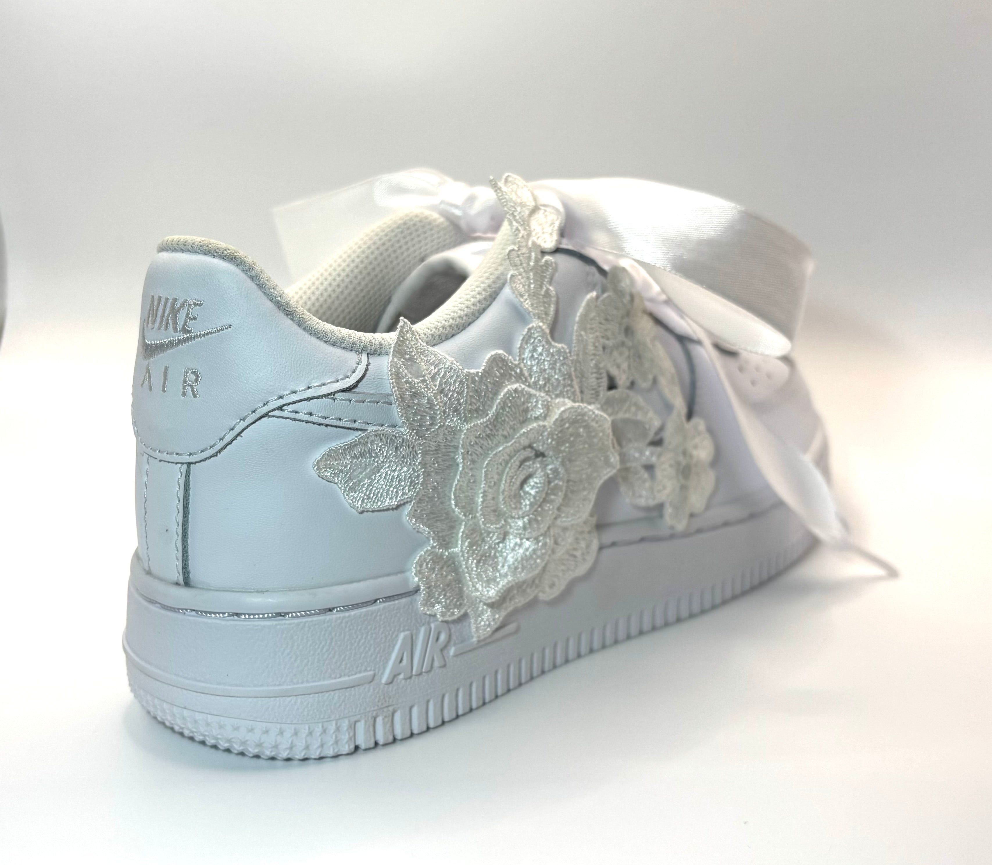 Floral Lace Bridal Nike Air Force 1