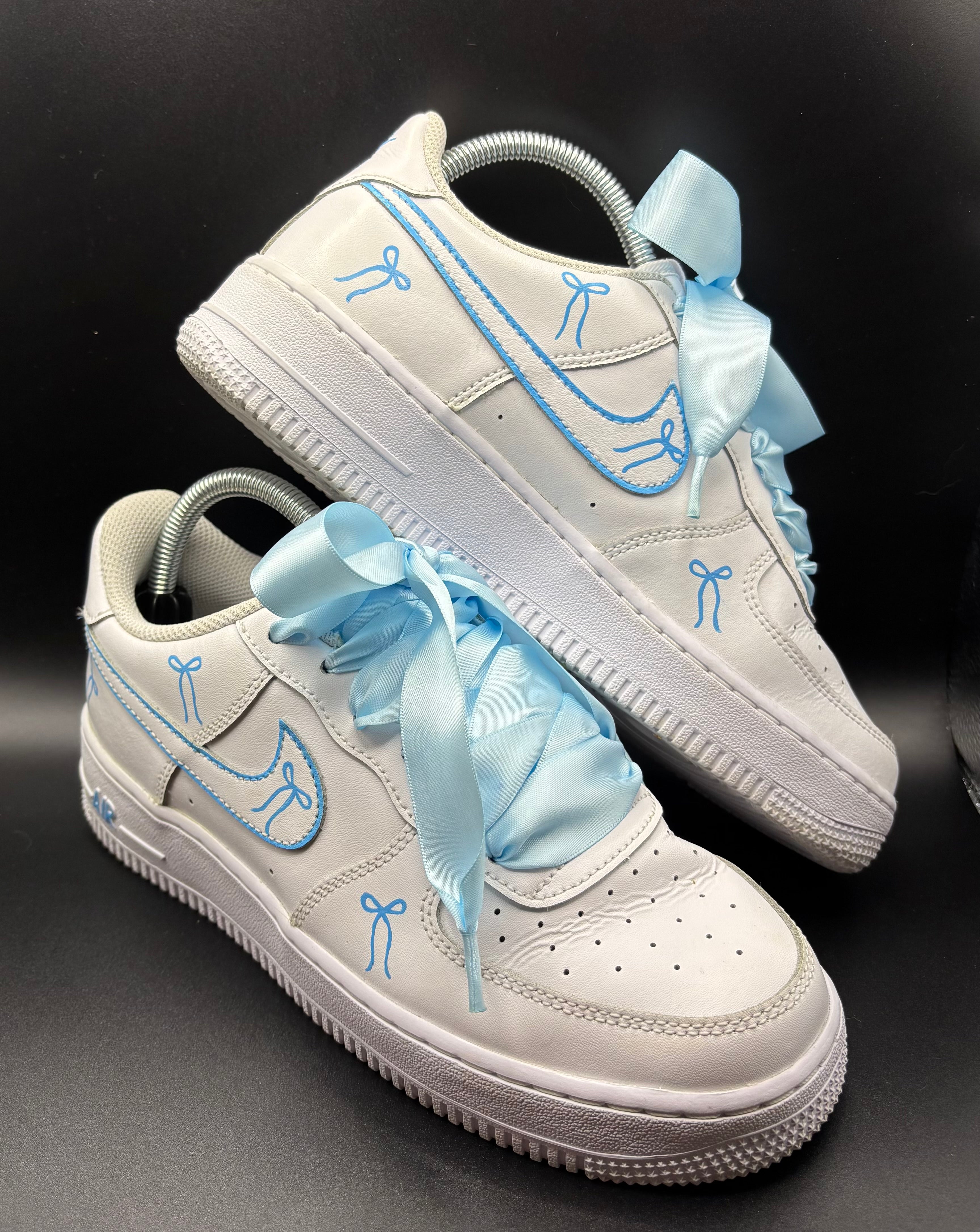 Ribbon/Bow Nike Air Force 1 – Coquette Aesthetic