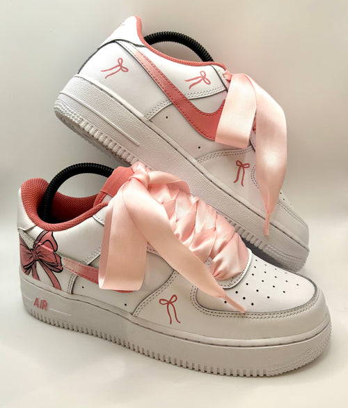 Custom Bow Nike Air Force 1’s