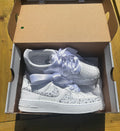 Reserved Listing: Custom Pearl & Diamanté Air Force 1