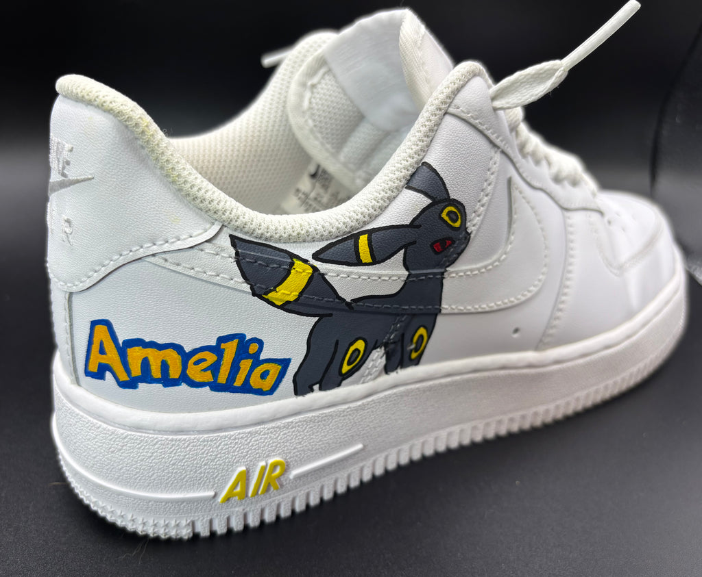 Custom Vaporeon Preloved Air Force 1s – Pokémon Edition